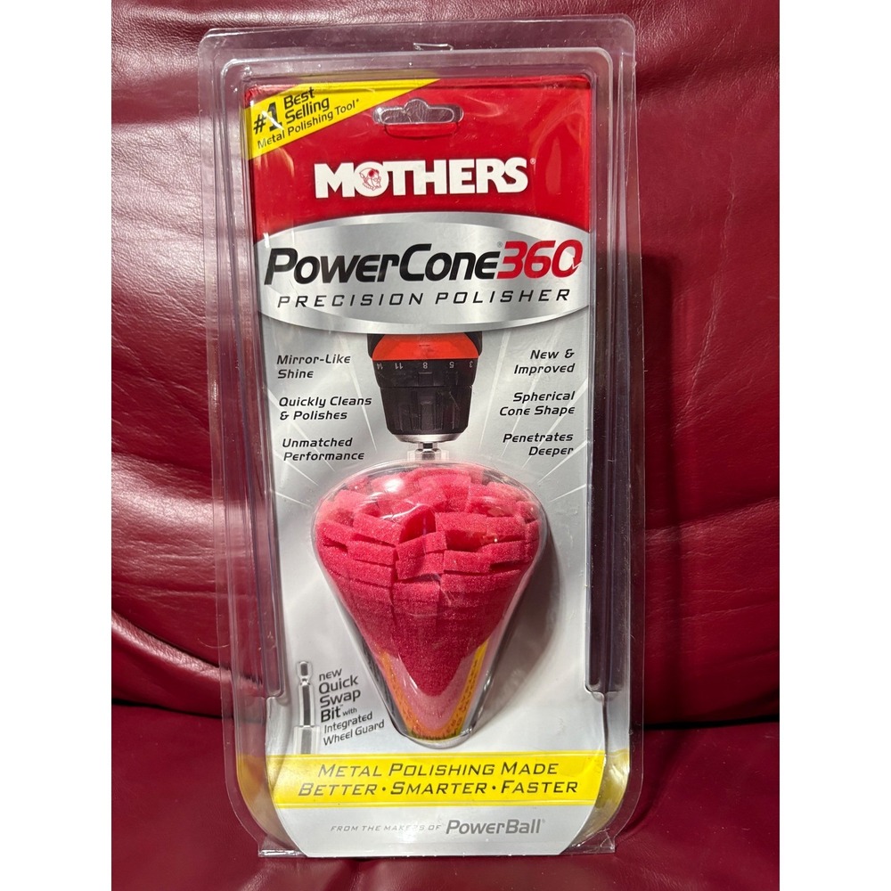 Mothers PowerCone 360‎ Precision Polisher Metal Polishing Tool 05146 New